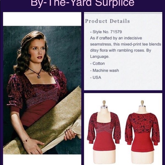 Anthro By the Yard Surplice - Picture 2 of 7
